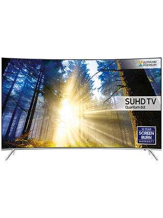 Samsung UE55KS7500 Curved SUHD HDR 1,000 4K Ultra HD Quantum Dot Smart TV, 55” with Freeview HD/Freesat HD & Branch Feet Design, UHD Premium