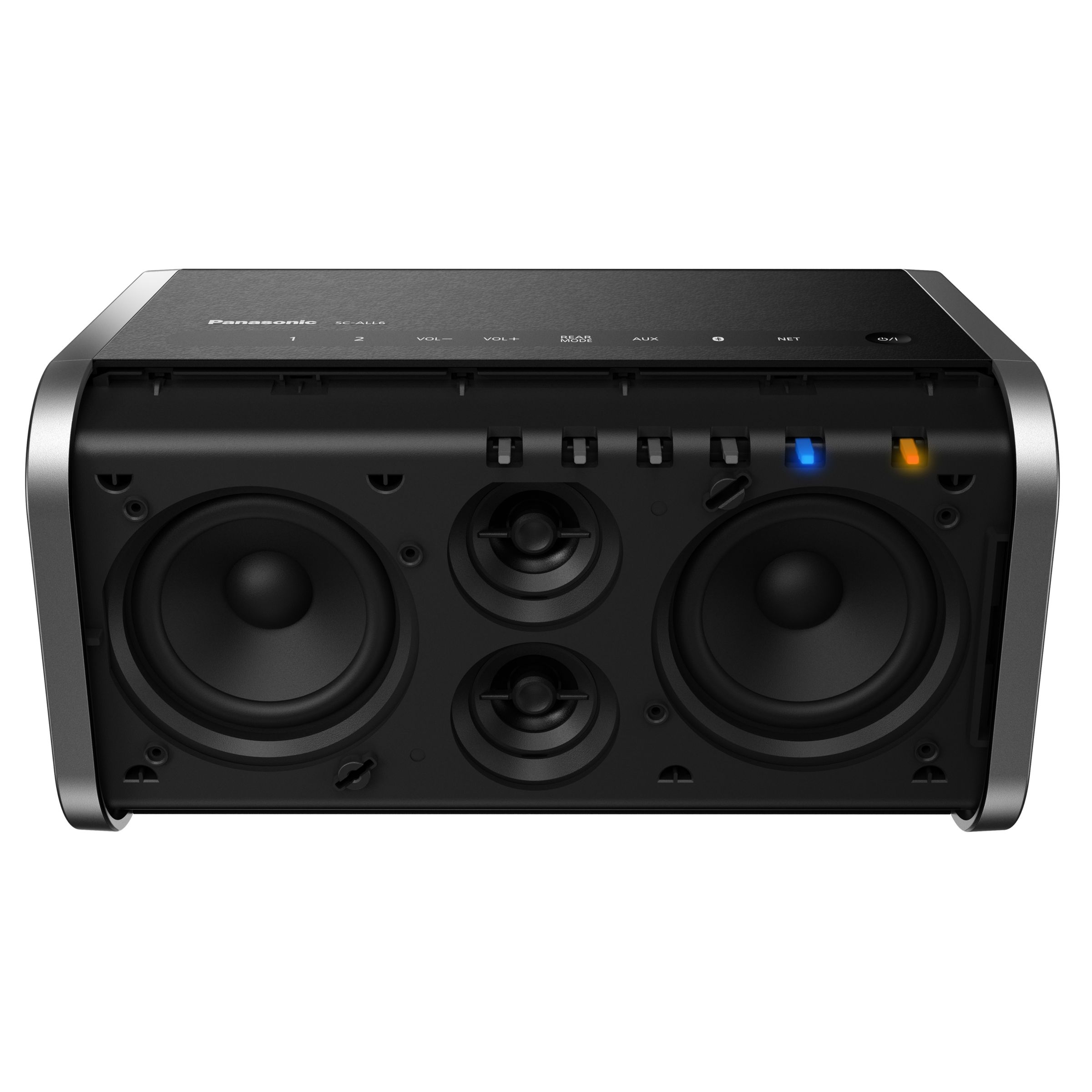 Panasonic SC-ALL6EB-K Multiroom Speaker with Bluetooth, High-Resolution