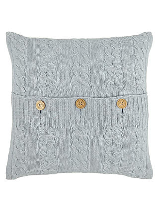 Croft Collection Cashmere Blend Cable Knit Cushion
