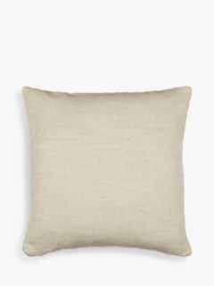 John Lewis Weave Cushion, Blue Grey