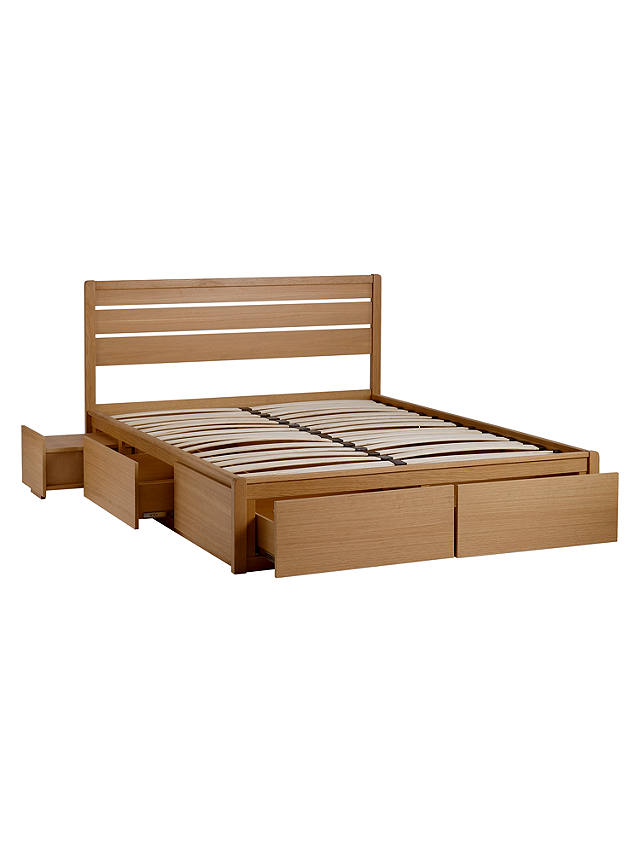 John Lewis Partners Montreal Storage, King Size Oak Bed Frame With Storage