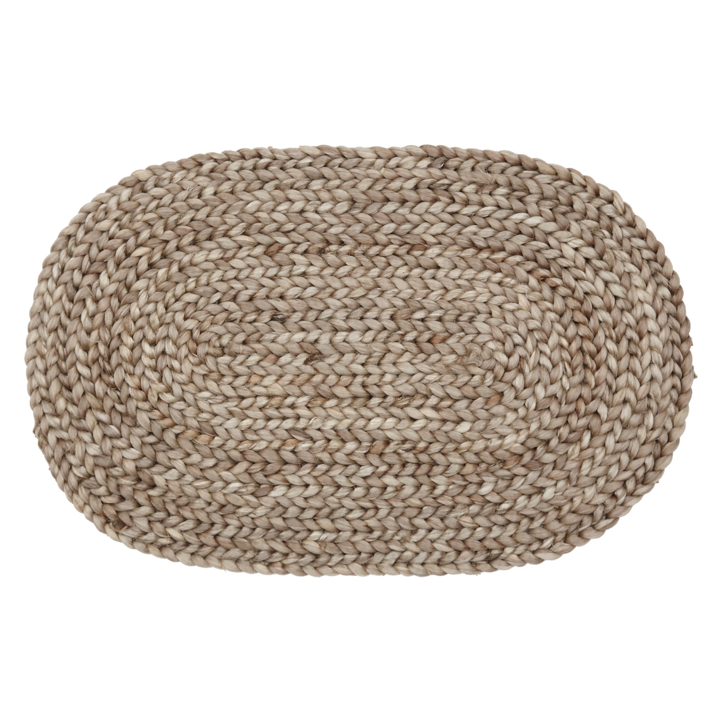 John Lewis Croft Collection Braided Oval Door Mat At John Lewis