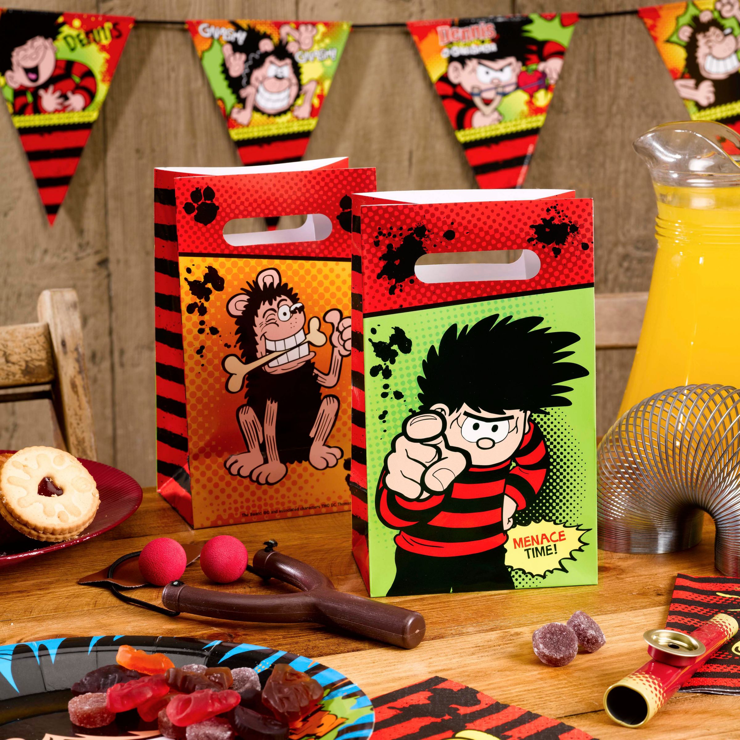 Dennis The Menace And Gnasher Party Bags Pack Of 5 At John Lewis