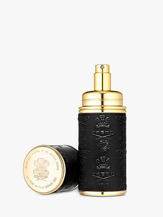 CREED Gold Trim Leather Bound Refillable Atomiser, 50ml