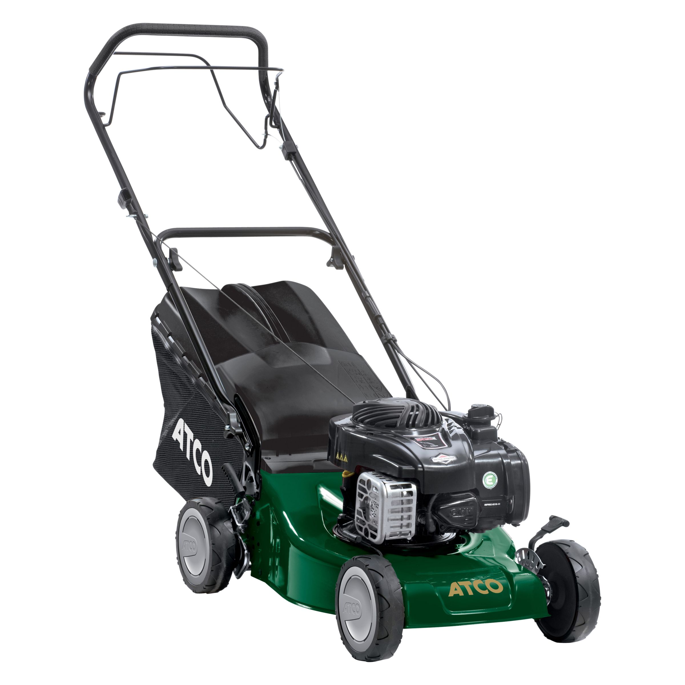 atco-quattro-16s-41cm-self-propelled-petrol-lawnmower-at-john-lewis