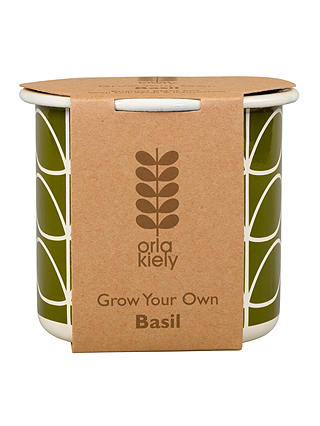 Orla Kiely Grow Your Own Basil Gardening Gift