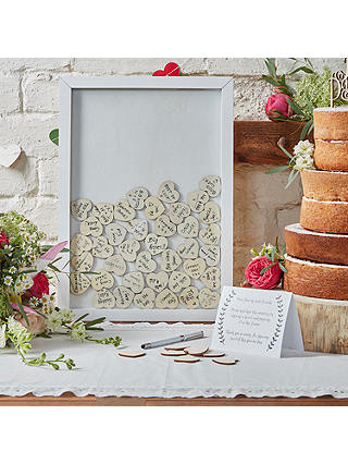 Ginger Ray Wooden Frame Wedding Guest Book