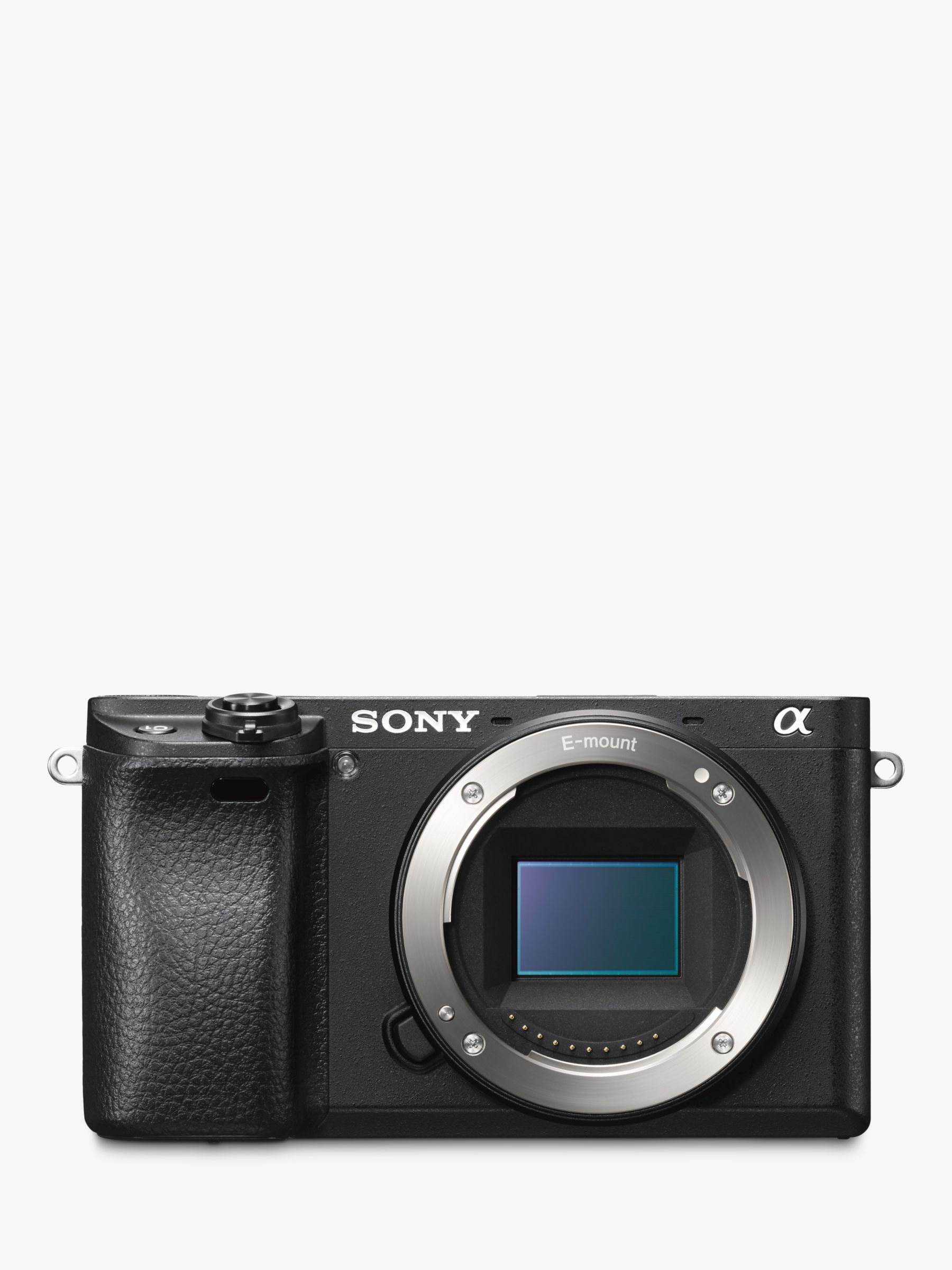 Sony A6300 Compact System Camera 4K Ultra HD, 24.2MP, 4D Focus, Wi-Fi, NFC, OLED EVF, 3 Tilting Screen, Black, Body Only