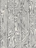 Cole & Son Zebrawood Wallpaper, Black / White 107/1003
