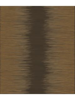 Cole & Son Plume Wallpaper, Chocolate / Gilver 107/3016