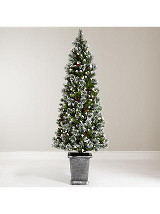 John Lewis & Partners Chamonix 6ft Pre-Lit Potted Christmas Tree