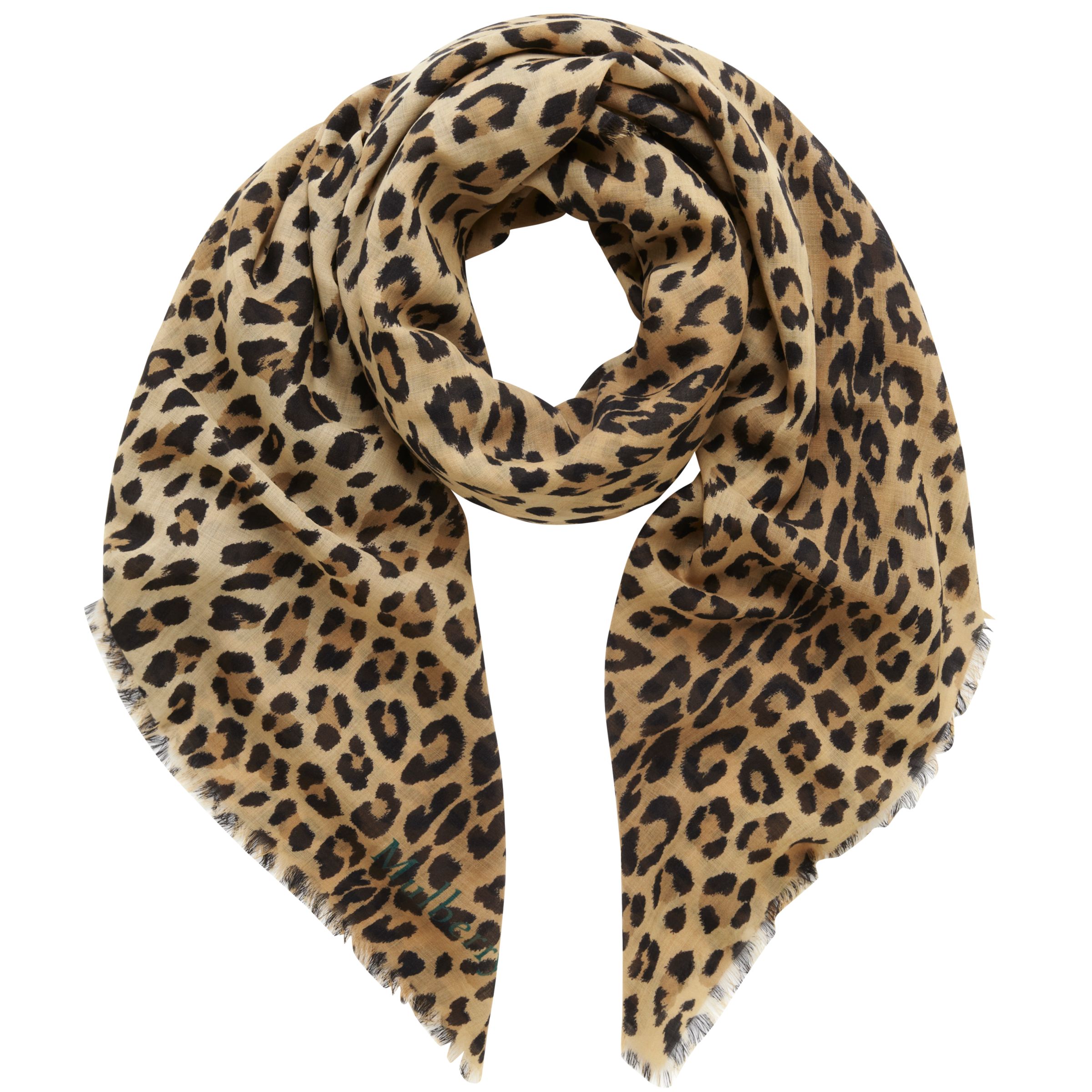 leopard print scarf