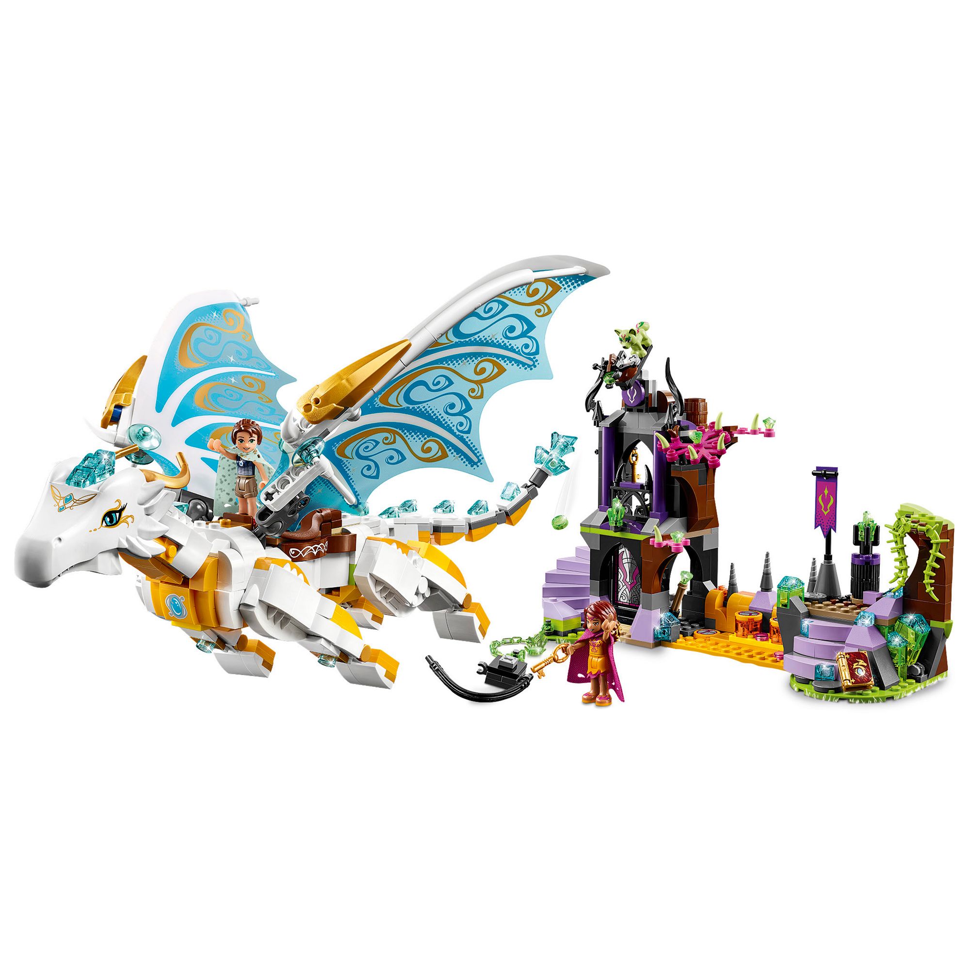 lego elves the queen dragon