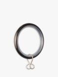 John Lewis Pewter Curtain Rings, Ball End, Pack of 6, Dia.28mm
