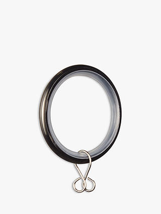 John Lewis & Partners Pewter Curtain Rings, Wire Ball, Pack of 6, Dia.28mm