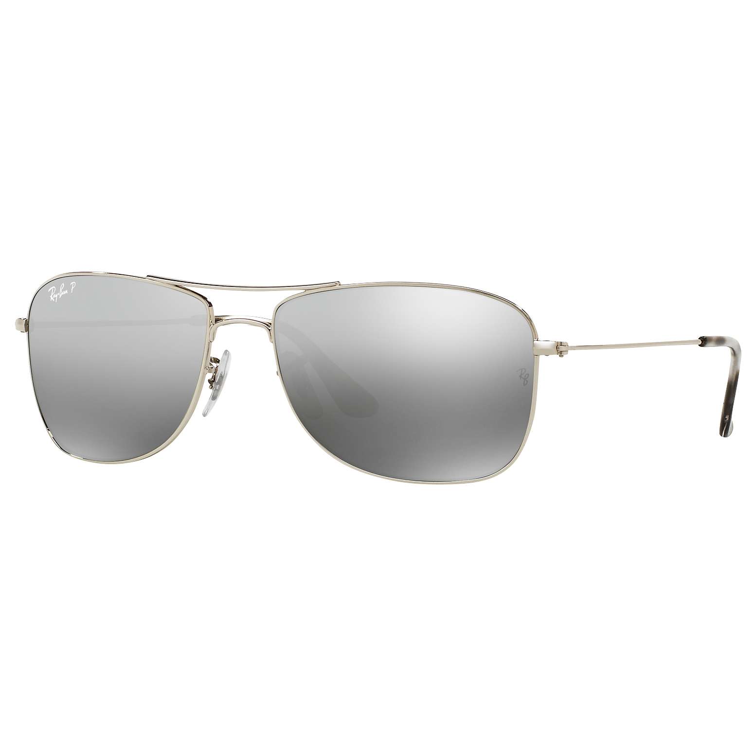 White Ray-Ban Sunglasses in Silver Womens Sunglasses Ray-Ban Sunglasses 