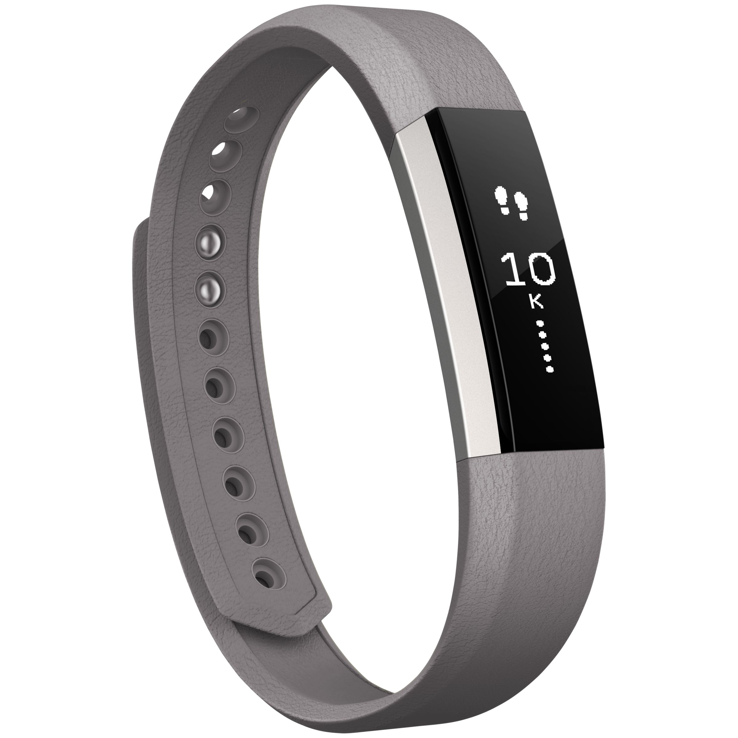 Fitbit Alta Leather Wristband, Grey at 