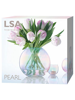 LSA International Pearl Vase, H16cm
