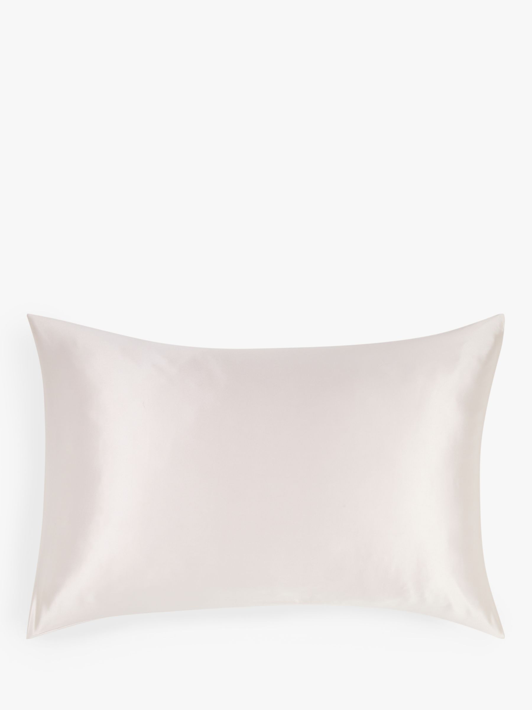 John Lewis & Partners The Ultimate Collection Silk Standard Pillowcase, Pale Pink