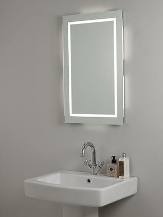 John Lewis & Partners LED Frame Illuminated Bathroom Mirror