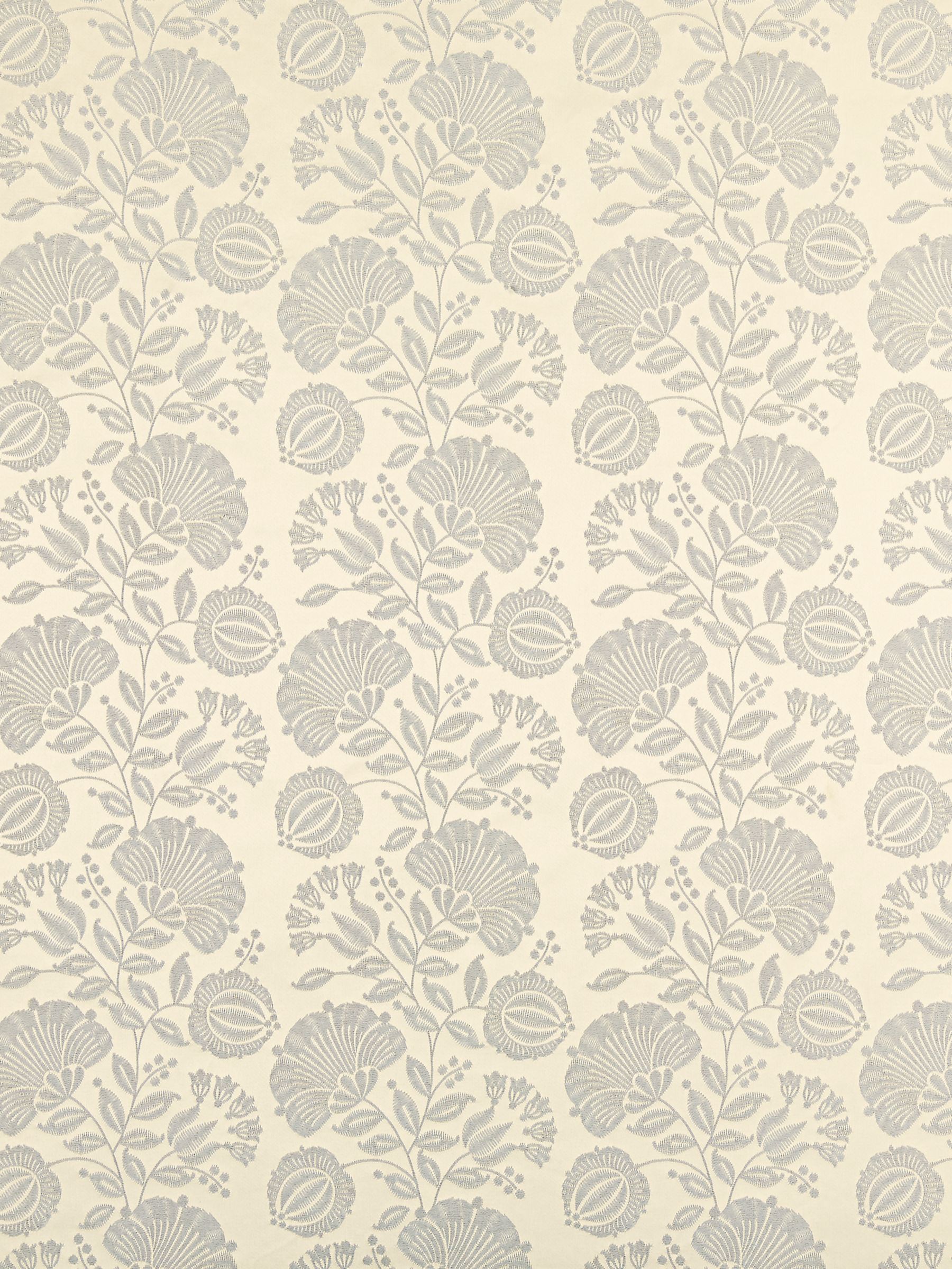 Genevieve Bennett for John Lewis & Partners Persian Thistle Furnishing Fabric, Silver