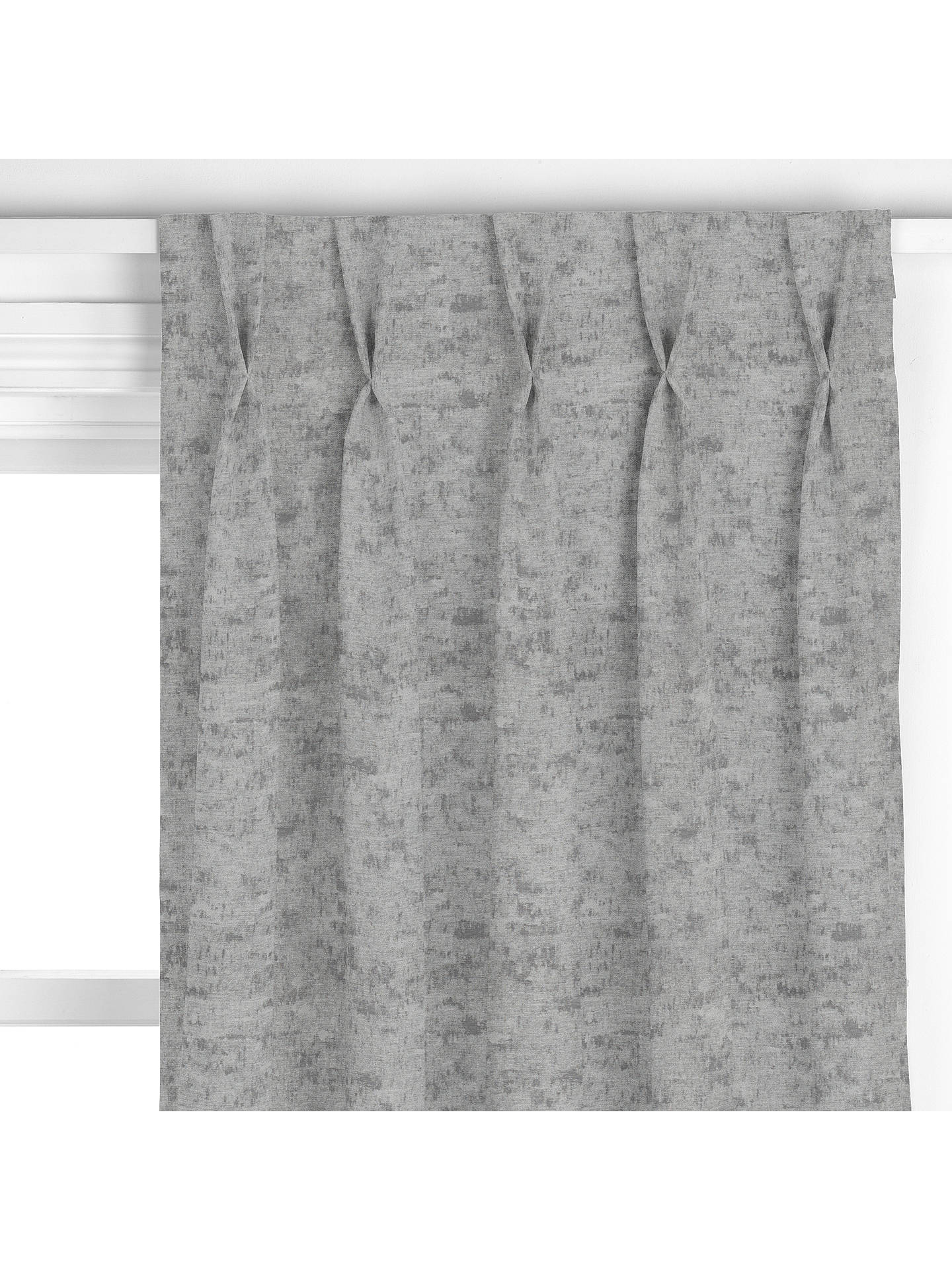 Design Project by John Lewis No.044 Made to Measure Curtains, Textured Chenille Steel