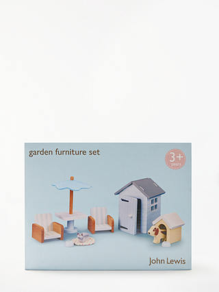 John Lewis & Partners Doll's House Garden Furniture Set