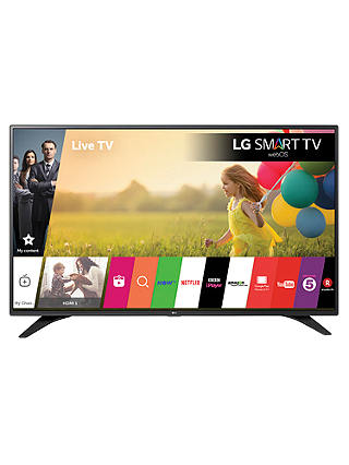 LG 32LH604V LED HD 1080p Smart TV, 32" With Freeview HD, Built-In Wi-Fi, True Black Panel & Metallic Design