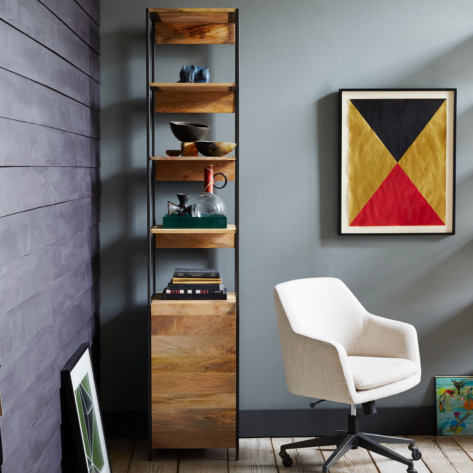 New West Elm Bookcase for Simple Design