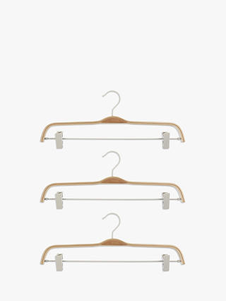 John Lewis & Partners Scandi Trouser Hangers, Set of 3