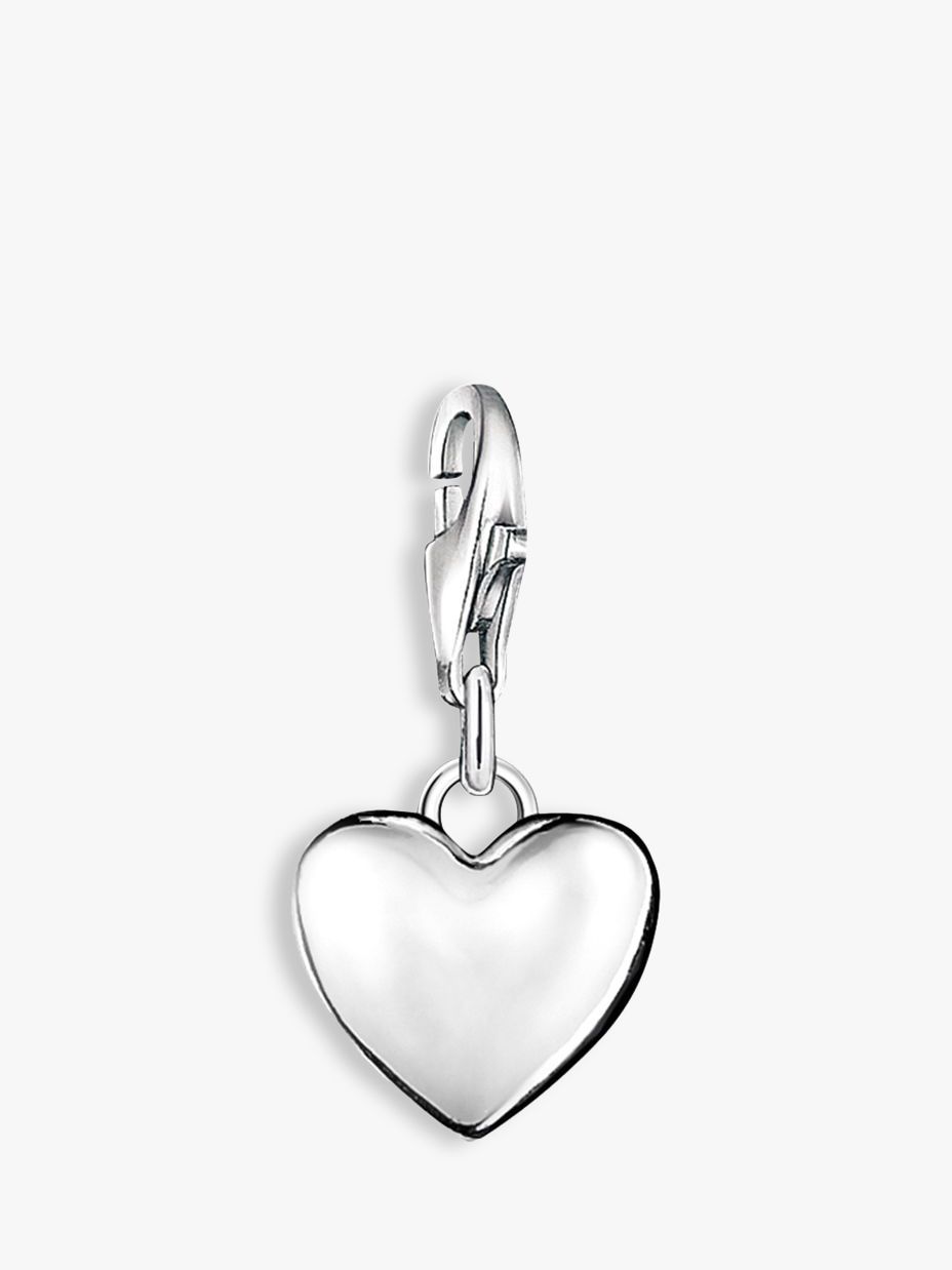 Buy THOMAS SABO Charm Club Heart Charm, Silver Online at johnlewis.com