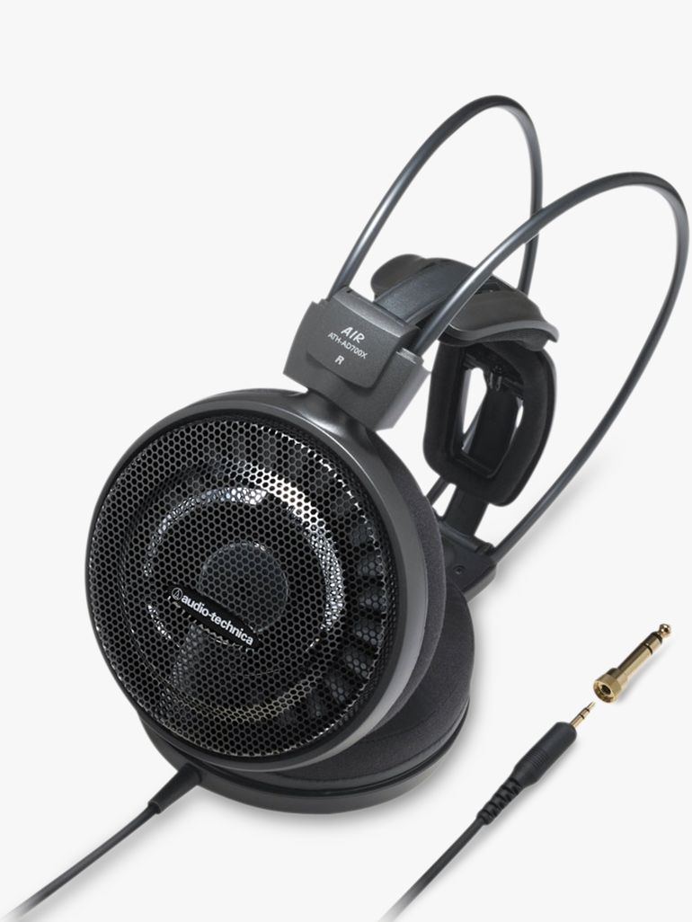 Audio-Technica ATH-AD700X Audiophile Open-Air Over-Ear Headphones, Black