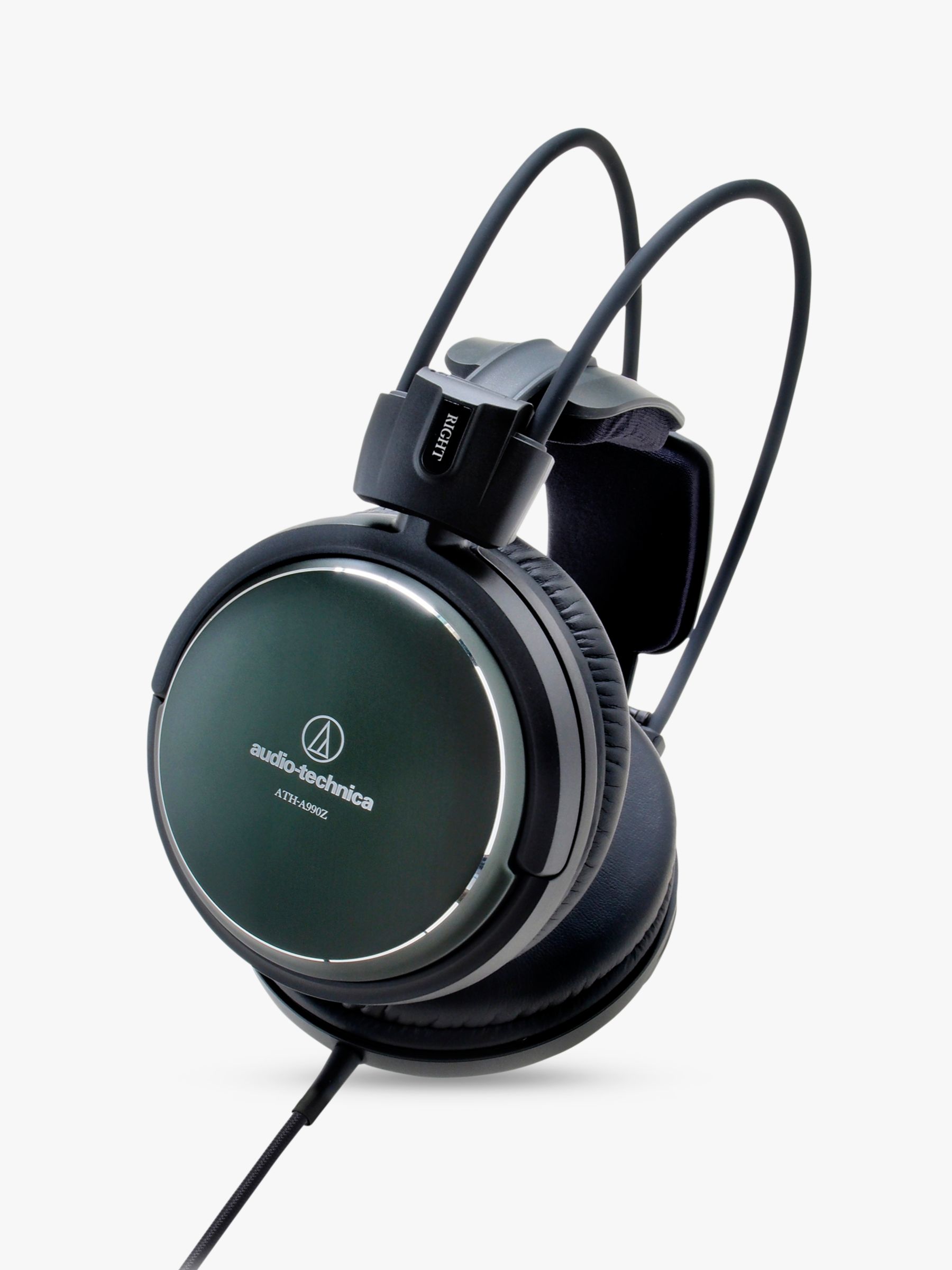 Audio-Technica ATH-A990Z Art Monitor Over-Ear Closed-Back Dynamic Headphones, Green