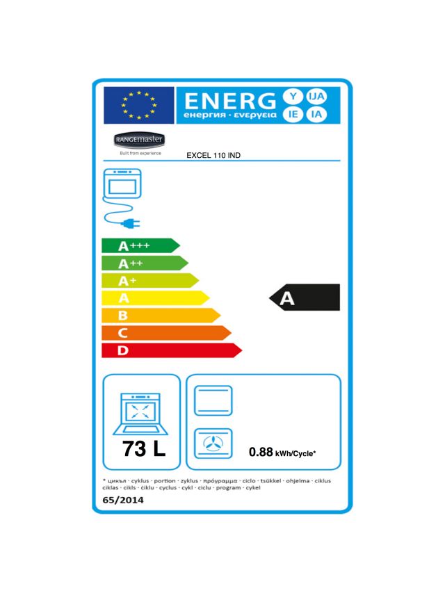 Rangemaster excel 110 deals induction