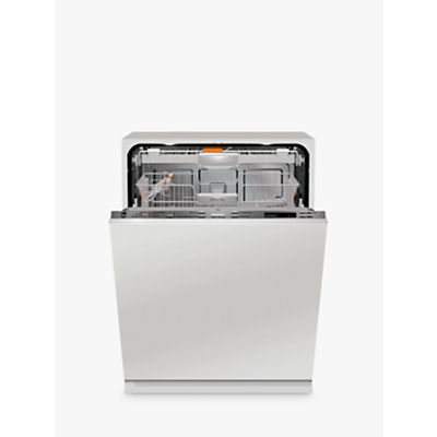 Miele G6890SCVi Knock2Open Integrated Dishwasher, White