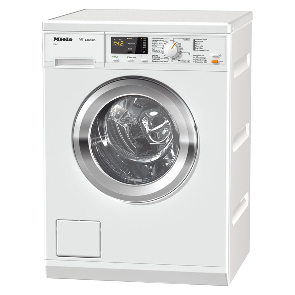 Miele WDA101 Washing Machine, 7kg Load. A+++ Energy Rating, 1400rpm Spin, White at John Lewis ...