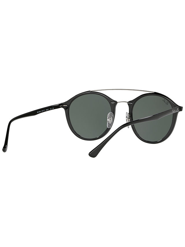 Ray-Ban RB4266 Oval Sunglasses, Black