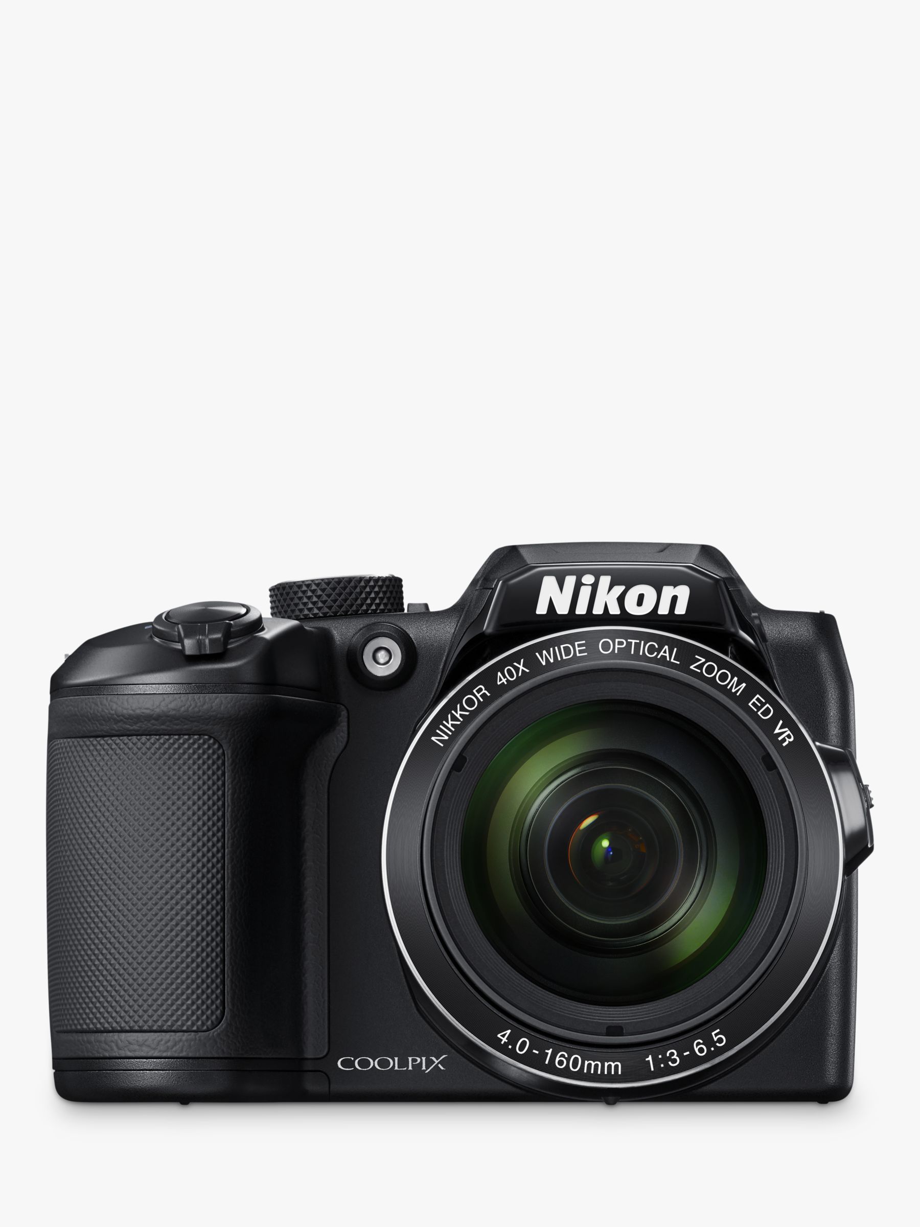 Nikon COOLPIX B500 Digital Camera, 16MP, HD 1080p, 40x Optical Zoom, Wi-Fi, Bluetooth, 3 LCD Screen, Black