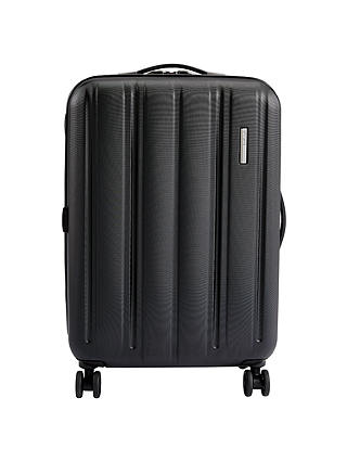 John Lewis & Partners Munich 4-Wheel 67cm Suitcase, Black