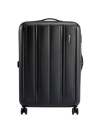 John Lewis & Partners Munich 4-Wheel Spinner 80cm Suitcase, Black