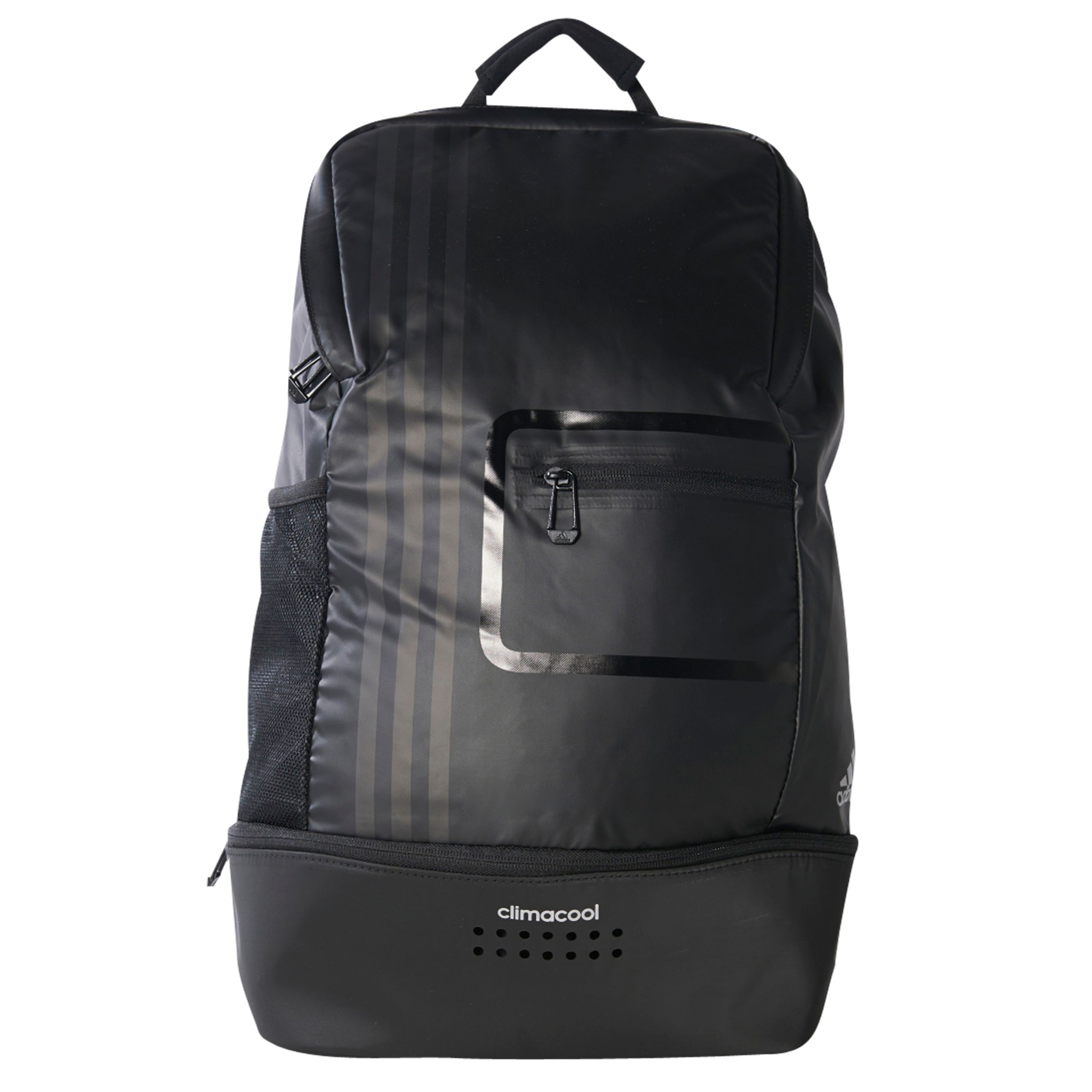 Adidas Climacool Backpack, Black/Matte Silver at John Lewis \u0026 Partners