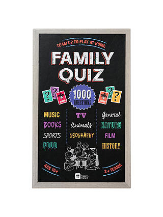 Talking Tables Family Quiz Game