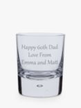 Dartington Crystal Personalised Exmoor Old Fashioned Whisky Glass (Single), Gabriola Font