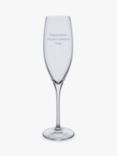 Dartington Crystal Personalised Wine Master Flute (Single), Gabriola Font