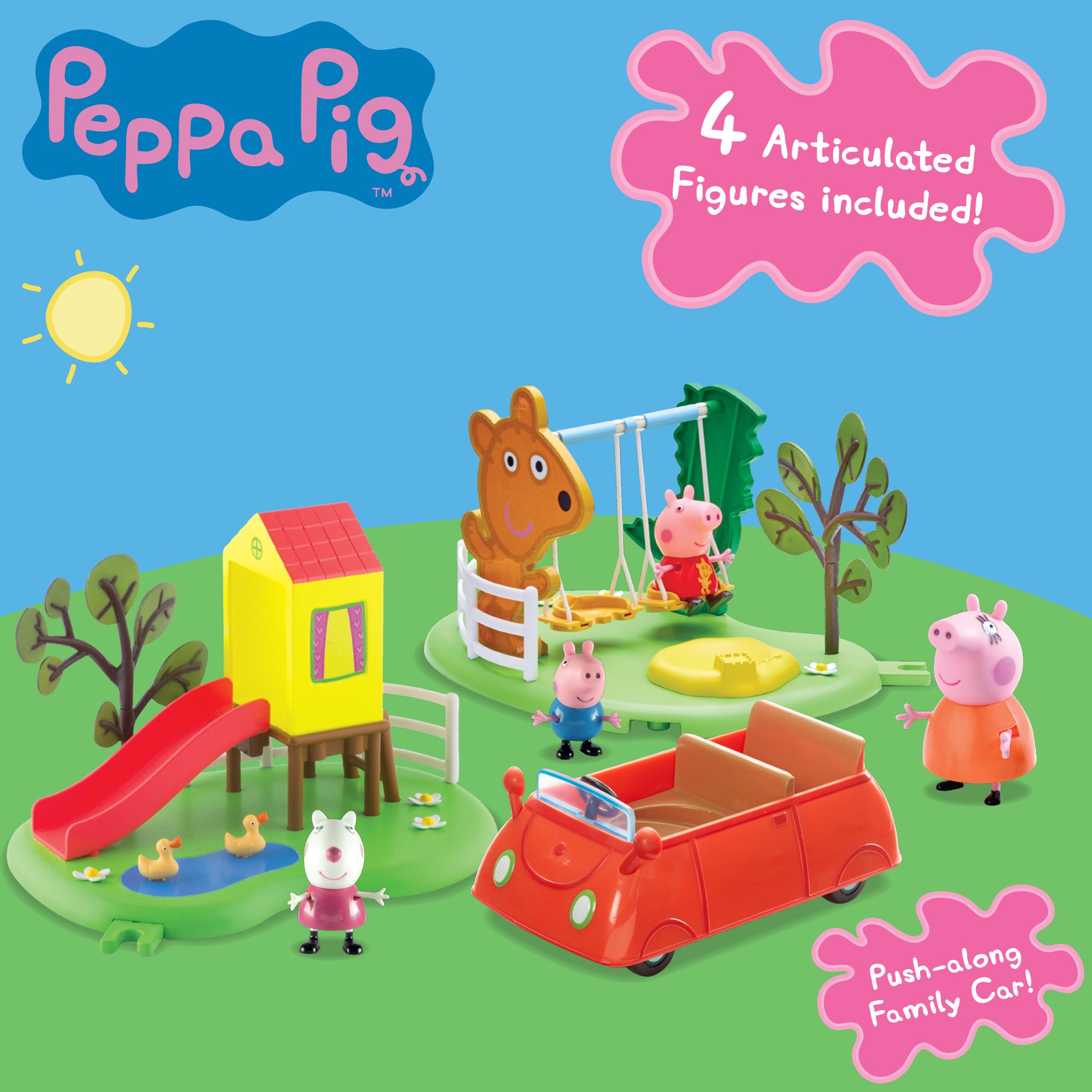 peppa pig playground playset