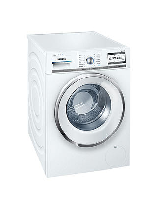 Siemens iQ700 WMH4Y890GB Freestanding Washing Machine with i-DOS and Home Connect, 9kg Load, A+++ Energy Rating, 1400rpm Spin, White