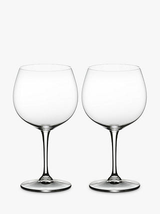 RIEDEL Vinum Oaked Chardonnay Wine Glass, Clear, Set of 2