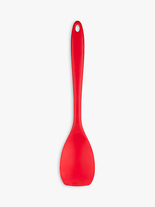 House by John Lewis Silicone Solid Spoon / Spatula, Red
