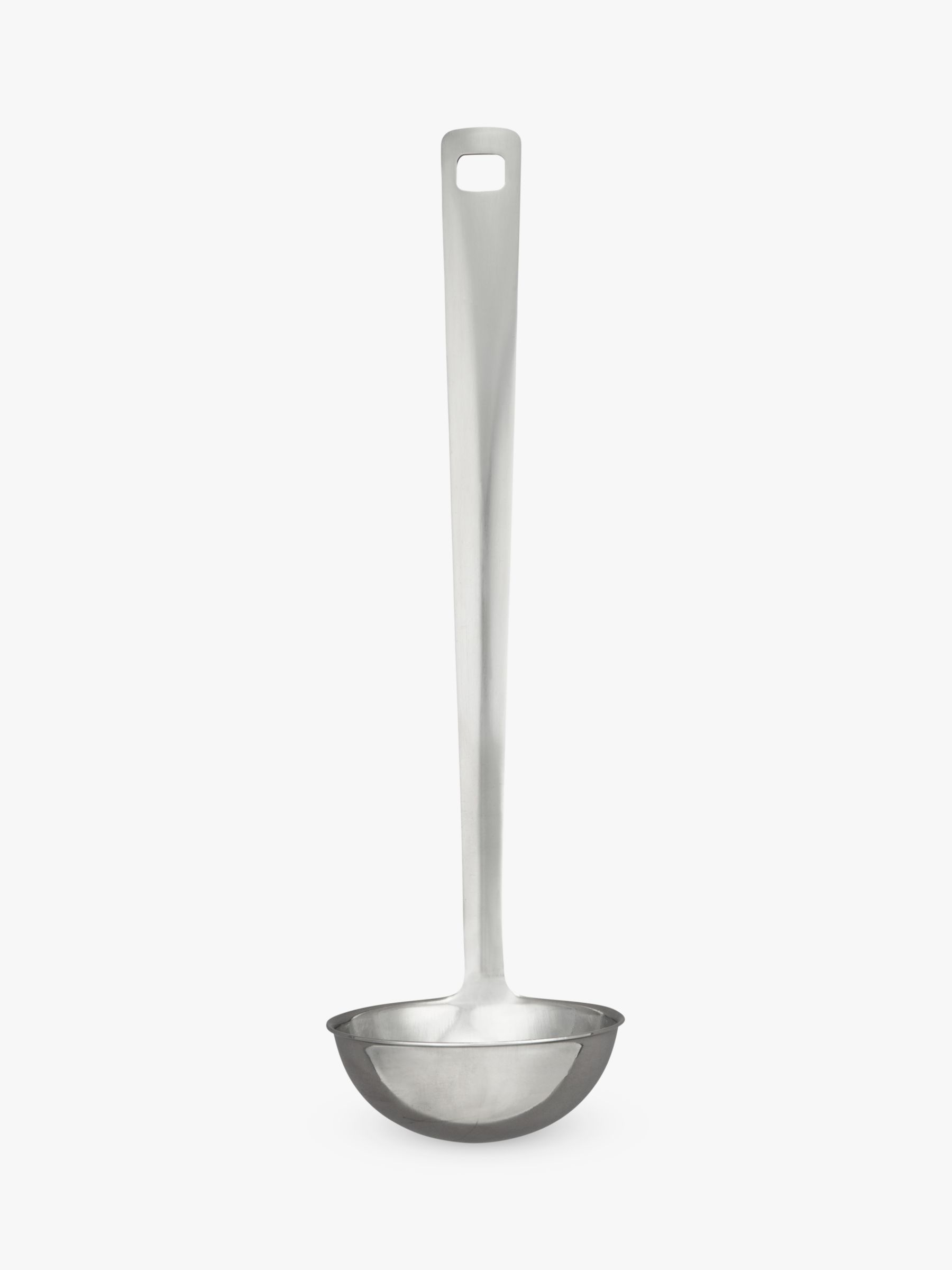 John Lewis & Partners The Basics Stainless Steel Solid Ladle