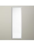 John Lewis & Partners Rounded Full Length Mirror, 144 x 44cm, White